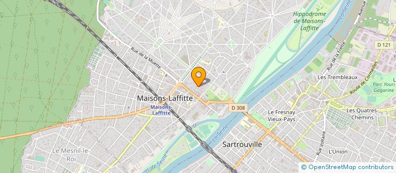 localisation de l'entreprise MONSIEUR FAOUZI FERCHICHI à MAISONS-LAFFITTE