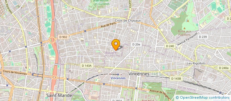 localisation de l'entreprise MONSIEUR FAOUZI GHOZLANE  MONTREUIL