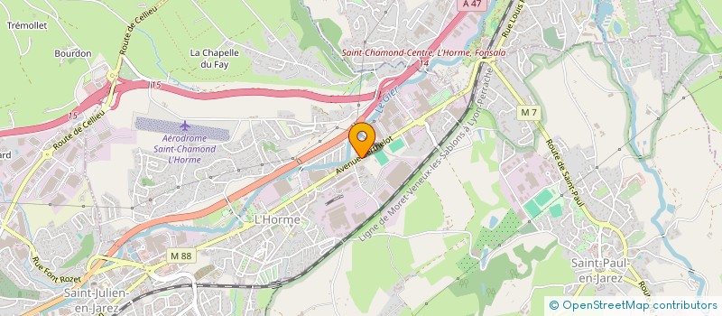 localisation de l'entreprise MONSIEUR FAOUZI GUEDDOUDJ  L'HORME