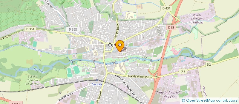 localisation de l'entreprise MONSIEUR FAOUZI GUEMBOUR  CERNAY