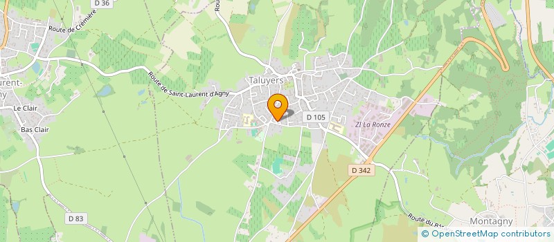 localisation de l'entreprise MONSIEUR FAOUZI HADEF à TALUYERS