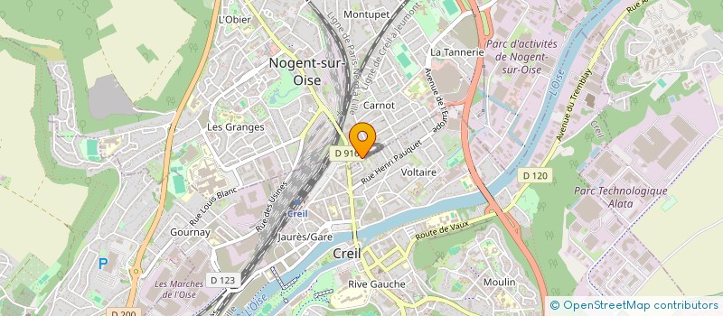 localisation de l'entreprise MONSIEUR FAOUZI HADINI  NOGENT-SUR-OISE