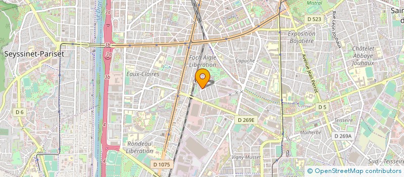 localisation de l'entreprise MONSIEUR FAOUZI KHARROUBI  GRENOBLE