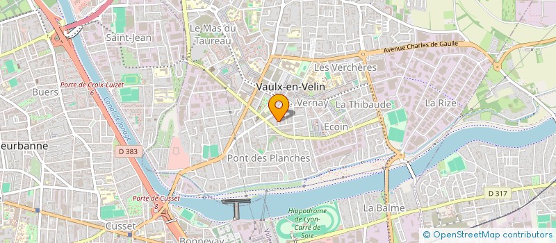 localisation de l'entreprise MONSIEUR FAOUZI KOUADRIA à VAULX-EN-VELIN