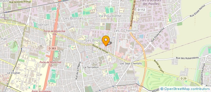 localisation de l'entreprise MONSIEUR FAOUZI M HAMDI à VAULX-EN-VELIN