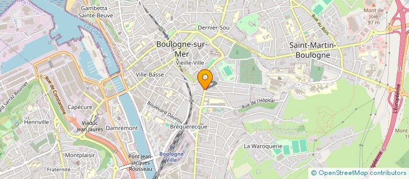 localisation de l'entreprise MONSIEUR FAOUZI MOUELHI à BOULOGNE-SUR-MER