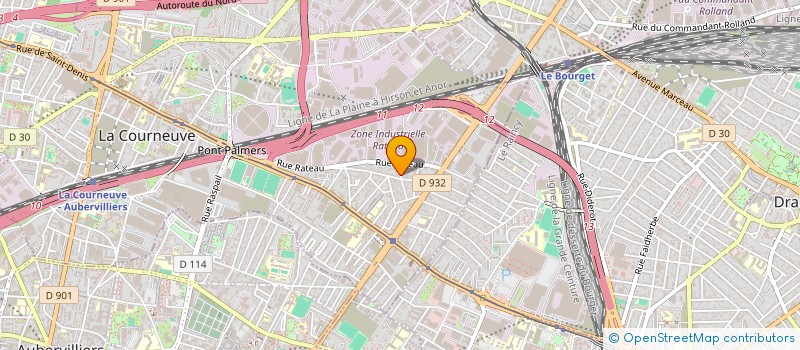 localisation de l'entreprise MONSIEUR FAOUZI MOUJAHED à LA COURNEUVE