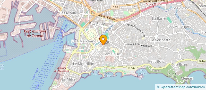 localisation de l'entreprise MONSIEUR FAOUZI OUESLATI  TOULON