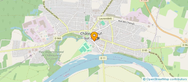 localisation de l'entreprise MONSIEUR FAOUZI SEFIANE à CHATEAUNEUF-SUR-LOIRE