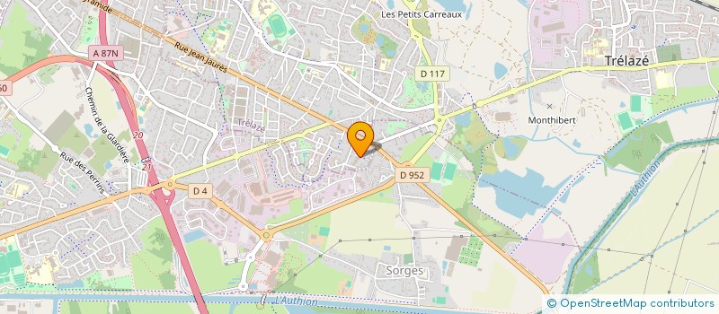 localisation de l'entreprise MONSIEUR FAOUZI TAHRI  SEGRE-EN-ANJOU BLEU