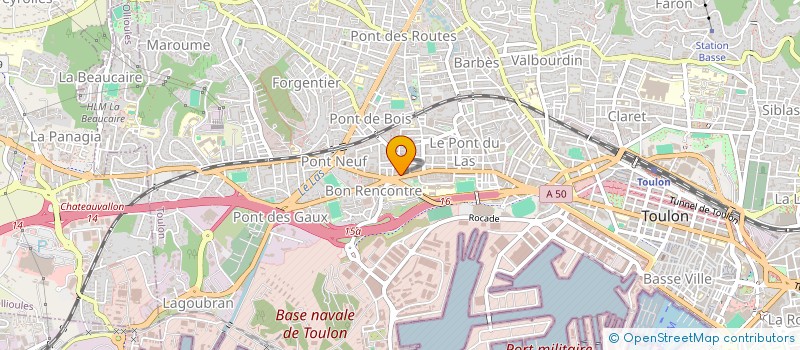 localisation de l'entreprise MONSIEUR FAOUZI TLILI  TOULON