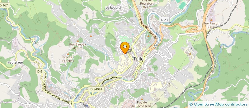 localisation de l'entreprise MONSIEUR FAOUZI ZAHMOUL  TULLE