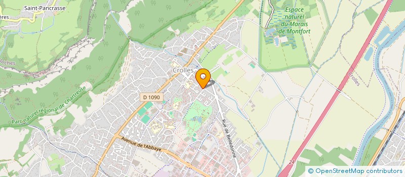 localisation de l'entreprise MONSIEUR FAOUZI ZITOUNI  CROLLES