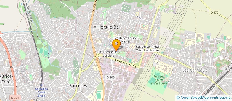 localisation de l'entreprise MONSIEUR FARA NIANG  VILLIERS-LE-BEL