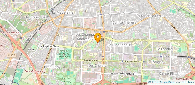 localisation de l'entreprise MONSIEUR FARAG MOHAMED  RENNES