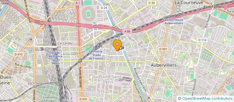 localisation de l'entreprise MONSIEUR FARAH HABBAB  AUBERVILLIERS