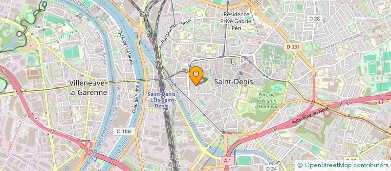 localisation de l'entreprise MONSIEUR FARAJ SALEEM  SAINT-DENIS