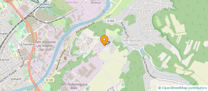 localisation de l'entreprise MONSIEUR FARAZ AHMED  VERNEUIL-EN-HALATTE