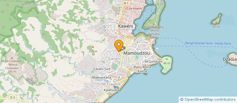 localisation de l'entreprise MONSIEUR FARDY ZANDI  MAMOUDZOU