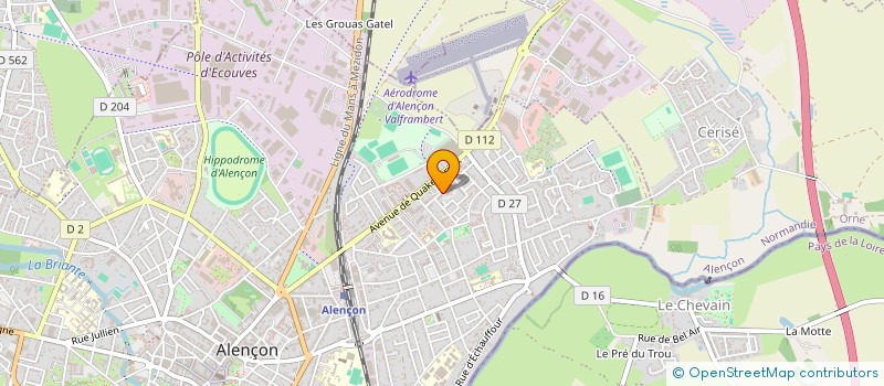 localisation de l'entreprise MONSIEUR FARED ALHAJJAR à ALENCON