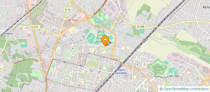 localisation de l'entreprise MONSIEUR FAREISS GHARIANI à SARCELLES