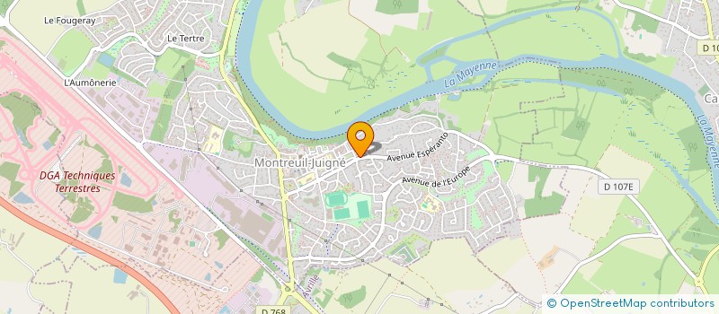 localisation de l'entreprise MONSIEUR FAREL BUANA KIMINU  MONTREUIL-JUIGNE