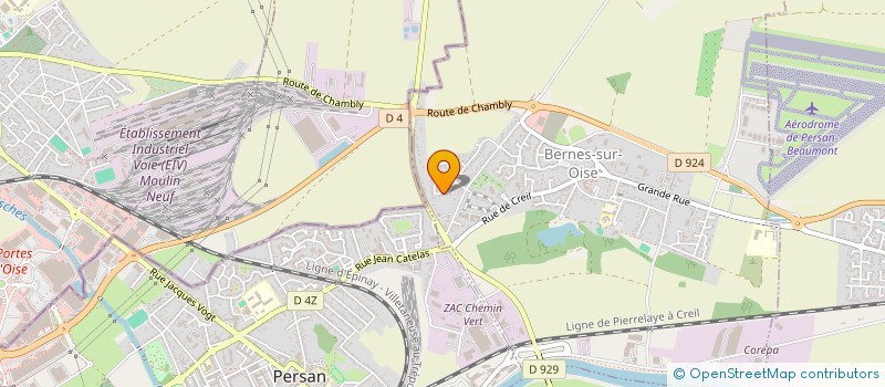 localisation de l'entreprise MONSIEUR FAREL RAYMOND  BERNES-SUR-OISE