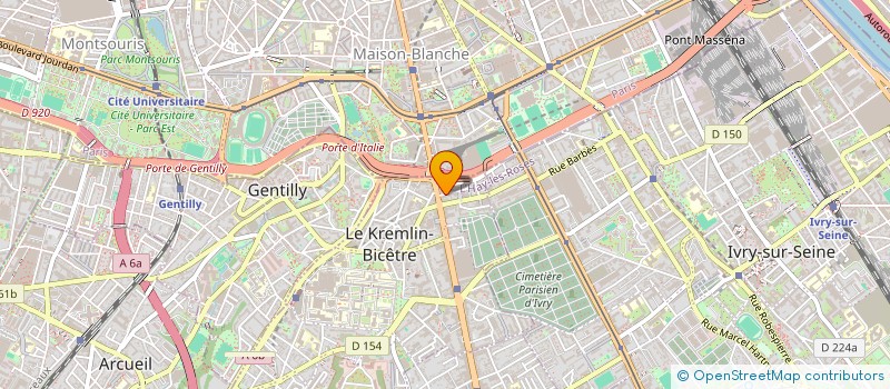 localisation de l'entreprise MONSIEUR FAREL YAHLALI  LE KREMLIN-BICETRE