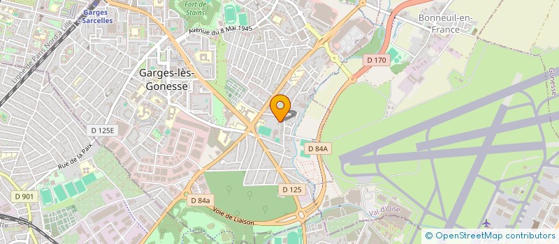 localisation de l'entreprise MONSIEUR FARES ABDELGHEFAR  GARGES LES GONESSE