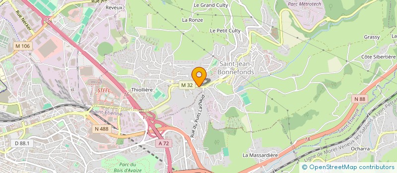 localisation de l'entreprise MONSIEUR FARES ABDICHE  SAINT-JEAN-BONNEFONDS