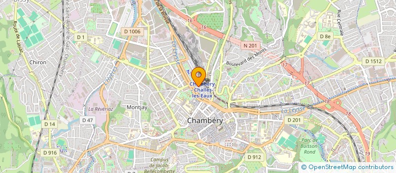 localisation de l'entreprise MONSIEUR FARES ACHOUI  CHAMBERY