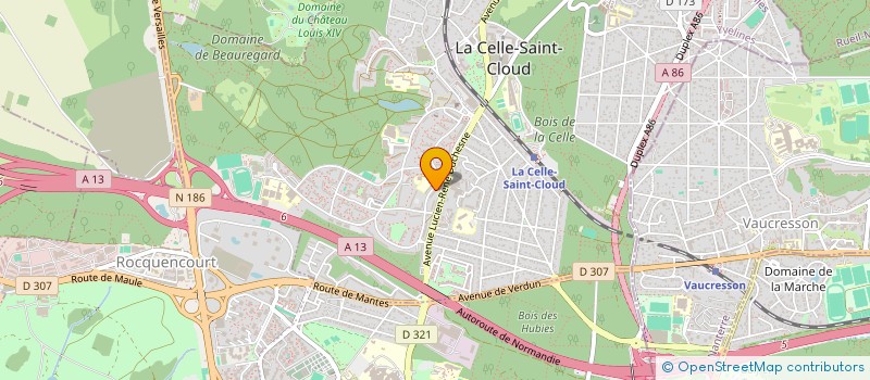 localisation de l'entreprise MONSIEUR FARES AIT KHELIFA  LA CELLE-SAINT-CLOUD