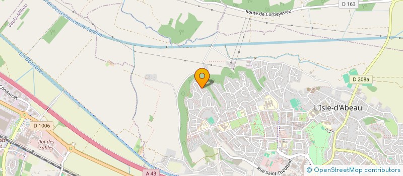 localisation de l'entreprise MONSIEUR FARES AKRIMI  L'ISLE-D'ABEAU