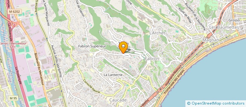 localisation de l'entreprise MONSIEUR FARES AZZOUZ à NICE