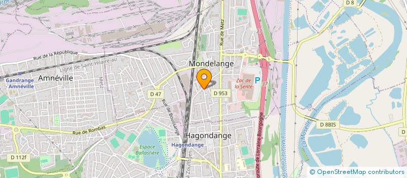 localisation de l'entreprise MONSIEUR FARES BECHAKRA  MONDELANGE