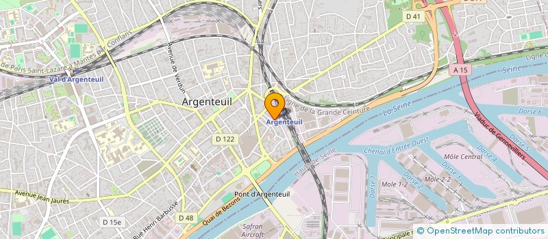 localisation de l'entreprise MONSIEUR FARES BENNOUI  ARGENTEUIL