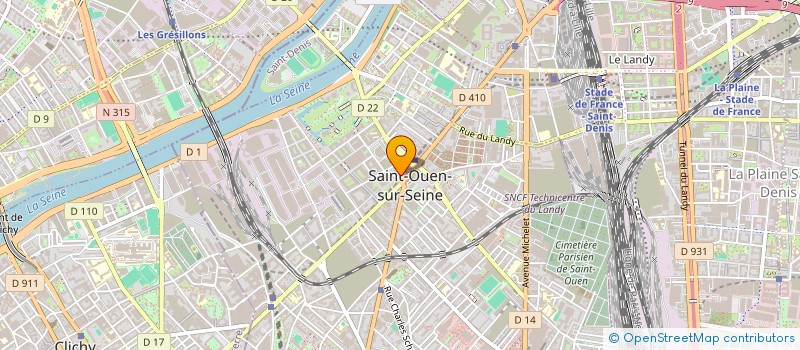 localisation de l'entreprise MONSIEUR FARES BENOUADAH à SAINT-OUEN-SUR-SEINE