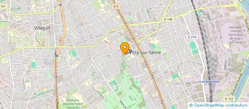 localisation de l'entreprise MONSIEUR FARES BERGHOUT  VITRY-SUR-SEINE