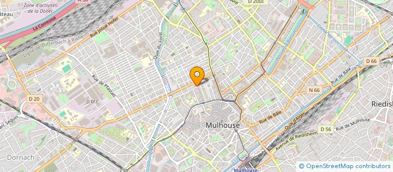 localisation de l'entreprise MONSIEUR FARES BOUARIOUA  MULHOUSE