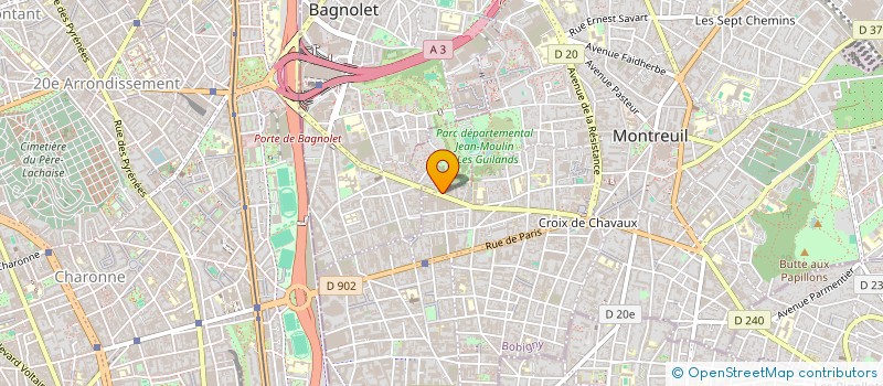localisation de l'entreprise MONSIEUR FARES BOUAZIZ à MONTREUIL