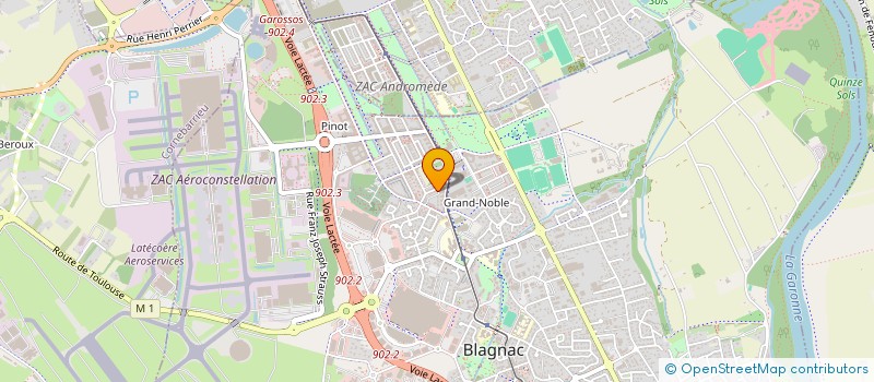 localisation de l'entreprise MONSIEUR FARES BOUBECHICHE  BLAGNAC