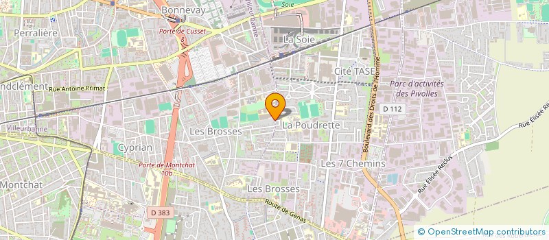 localisation de l'entreprise MONSIEUR FARES BOUCHAIR  VILLEURBANNE