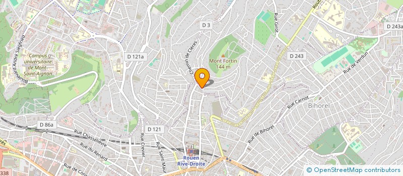 localisation de l'entreprise MONSIEUR FARES BOUREZANE à BOIS-GUILLAUME