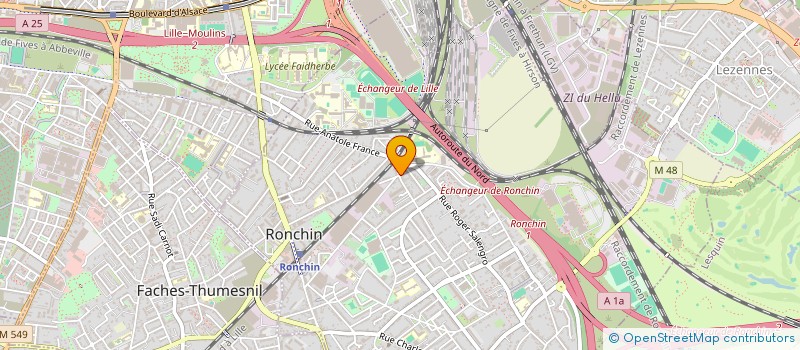 localisation de l'entreprise MONSIEUR FARES BOUZEKOUK  RONCHIN