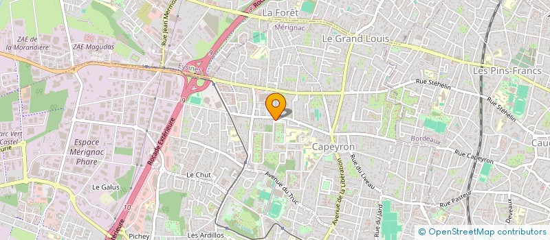 localisation de l'entreprise MONSIEUR FARES BRAHIMI  MERIGNAC