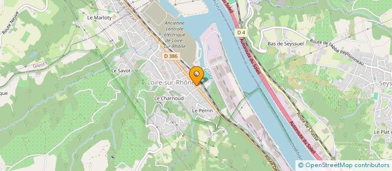 localisation de l'entreprise MONSIEUR FARES BRAHMI  LOIRE-SUR-RHONE