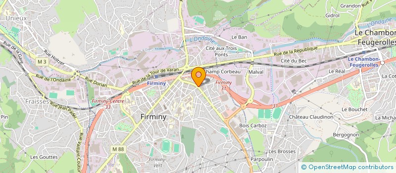 localisation de l'entreprise MONSIEUR FARES EL BEJAOUI à FIRMINY