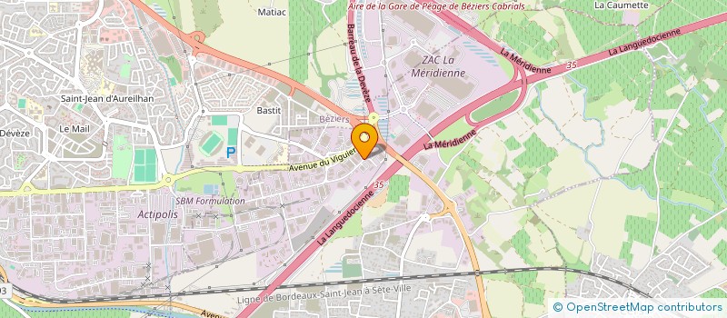 localisation de l'entreprise MONSIEUR FARES ELATIFI  VILLENEUVE-LES-BEZIERS