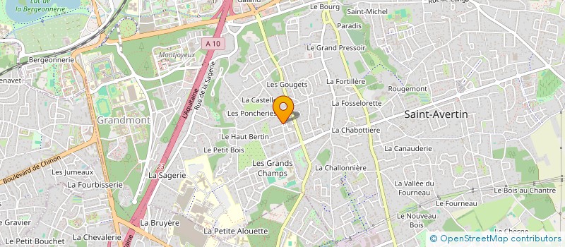 localisation de l'entreprise MONSIEUR FARES GUEDOUARI  SAINT-AVERTIN