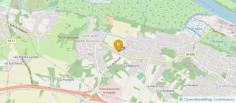 localisation de l'entreprise MONSIEUR FARES HACINI  SAINT-JEAN-DE-BOISEAU